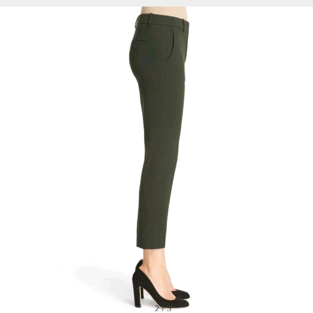 Theory Dark Green Ankle Pants - Picture 2 of 8